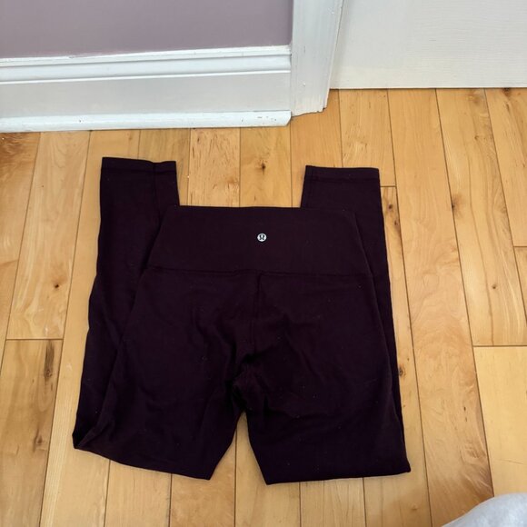 Lululemon Plum Align Leggings (6) - Picture 2 of 3